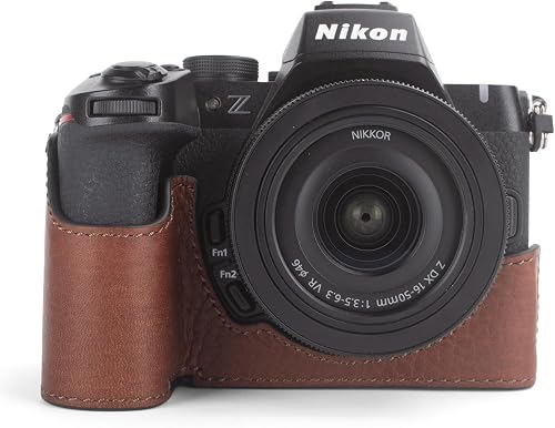 MUZIRI KINOKOO Funda compatible con cámara digital Nikon Z50 II, funda de piel a