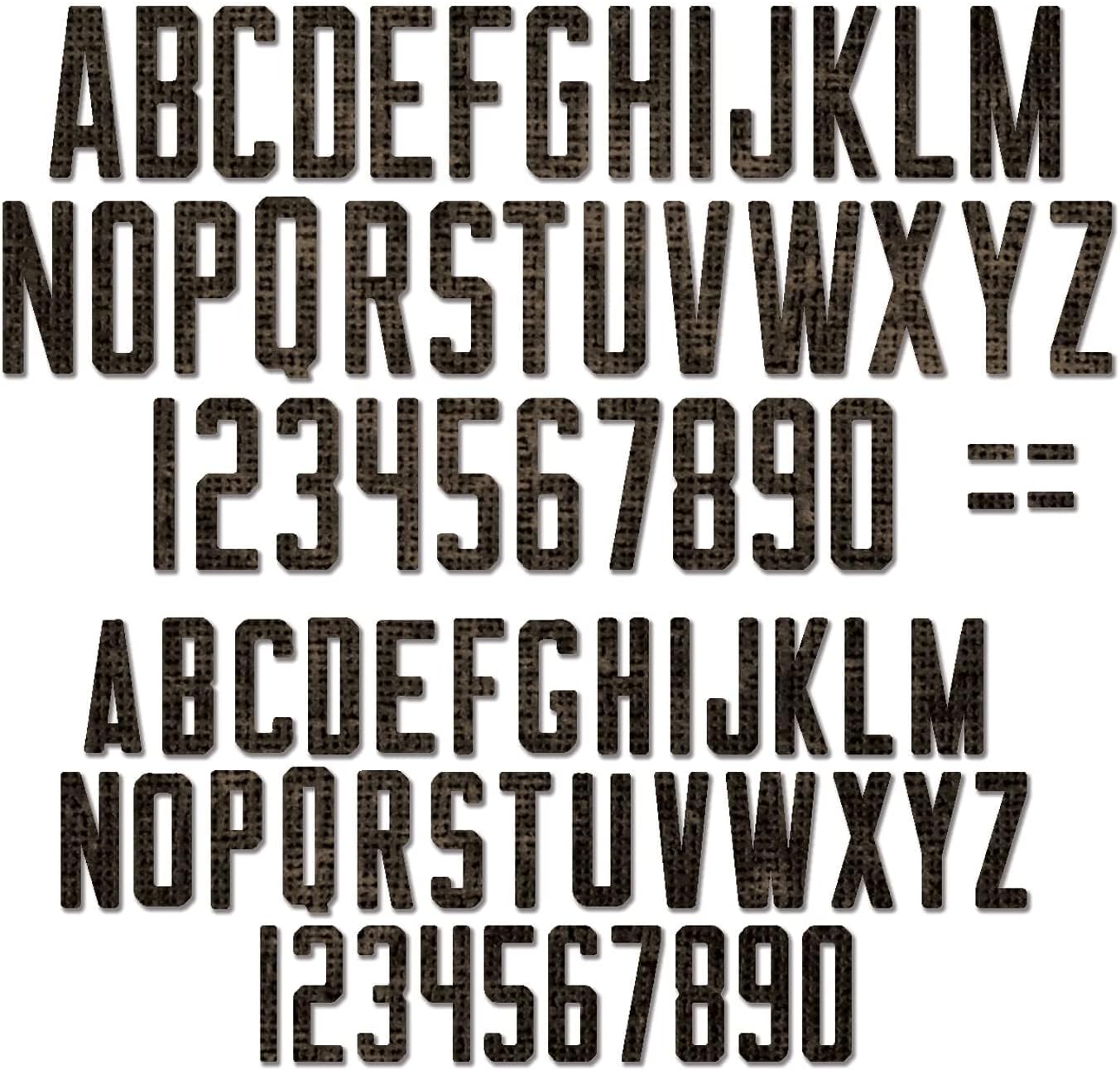 Sizzx Thinlits Die Set 73PK Alphanumeric Theory by Tim Holtz | 665924 | Chapter 3 2022