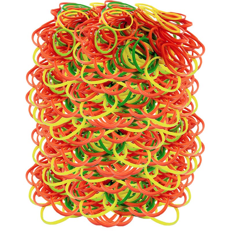 PG Creations Rubber Bands for Packaging, Kitchen, Home & Office Use, 3 Inch Diameter, Multi, Pack of 75 Grams