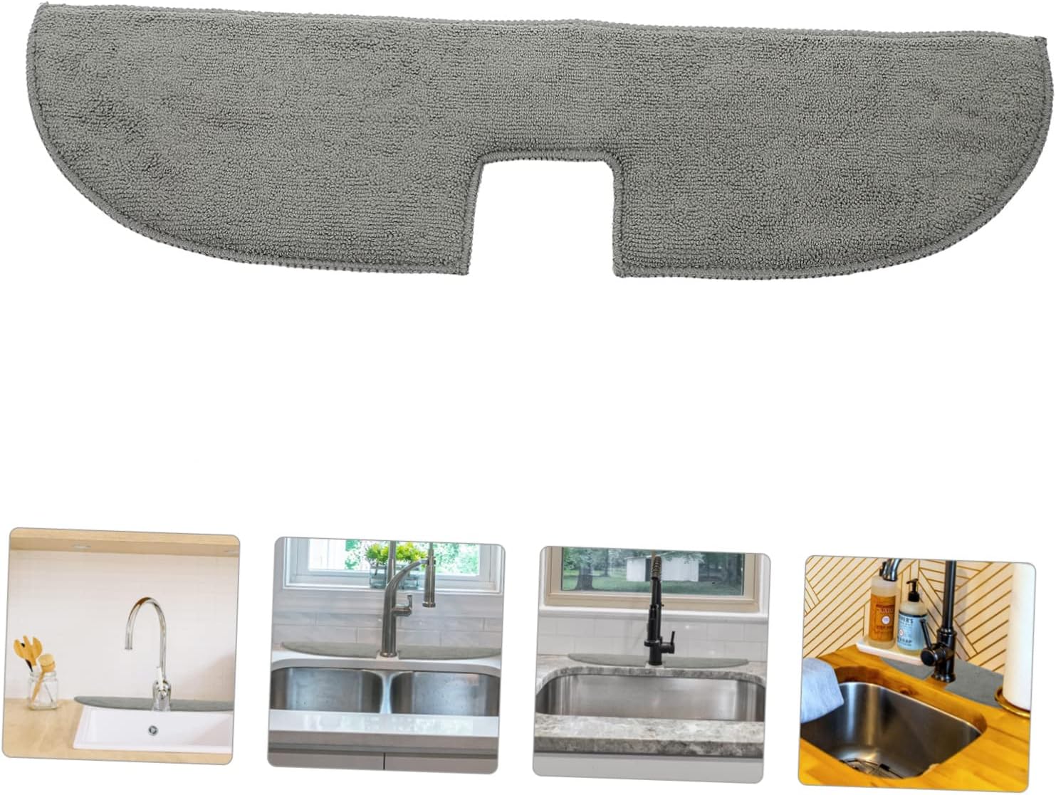 Bath Mats for Bathroom Kitchen Faucet Absorbent Mats Sponge Drip Protector Tap Drying Splashes Dish