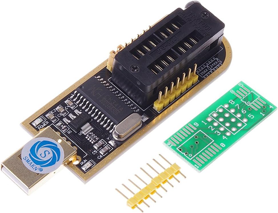 SMAKN® USB Programmer CH341A Series Burner Chip 24 EEPROM BIOS LCD Writer 25 SPI Flash