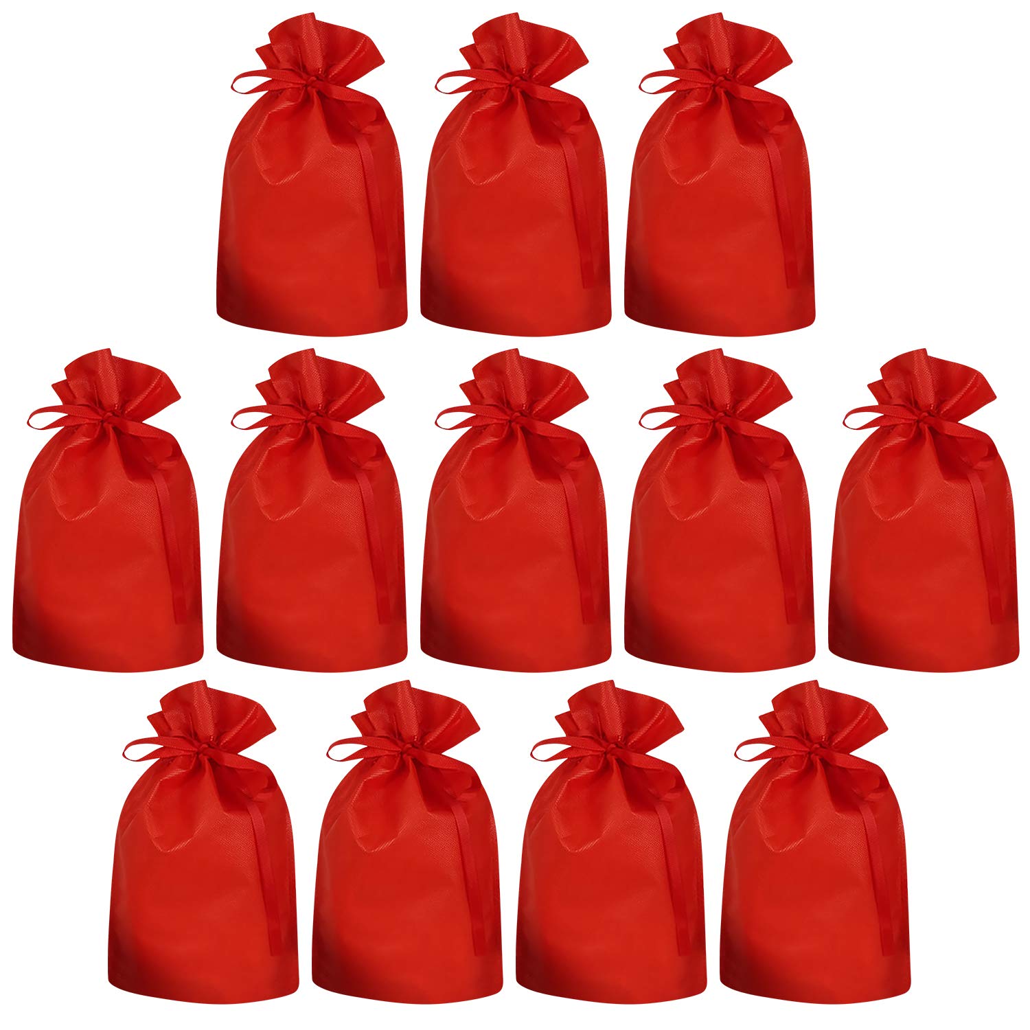 Sacchetti regalo di Natale - Goody Bags con coulisse per biscotti - Sacchetto regalo portatile per bambini Borsa porta caramelle con coulisse per caramelle biscotti Voiakiu
