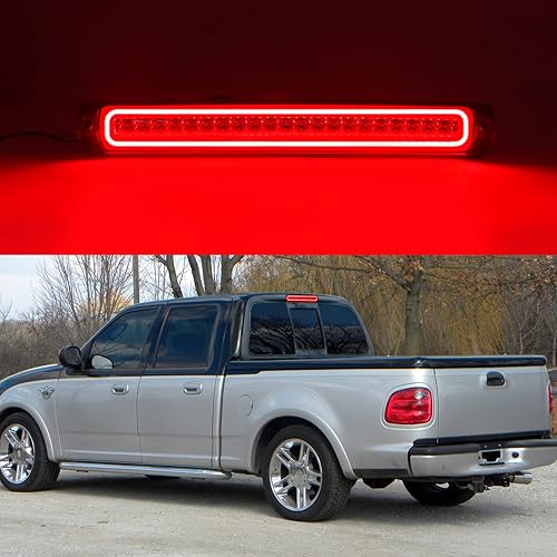 Miniatura 7 de R&F Auto F1 estilo estroboscópico LED tercera luz de freno de repuesto para F150 (1997-2003), F150 Heritage (2004) luces de carga de techo lámpara