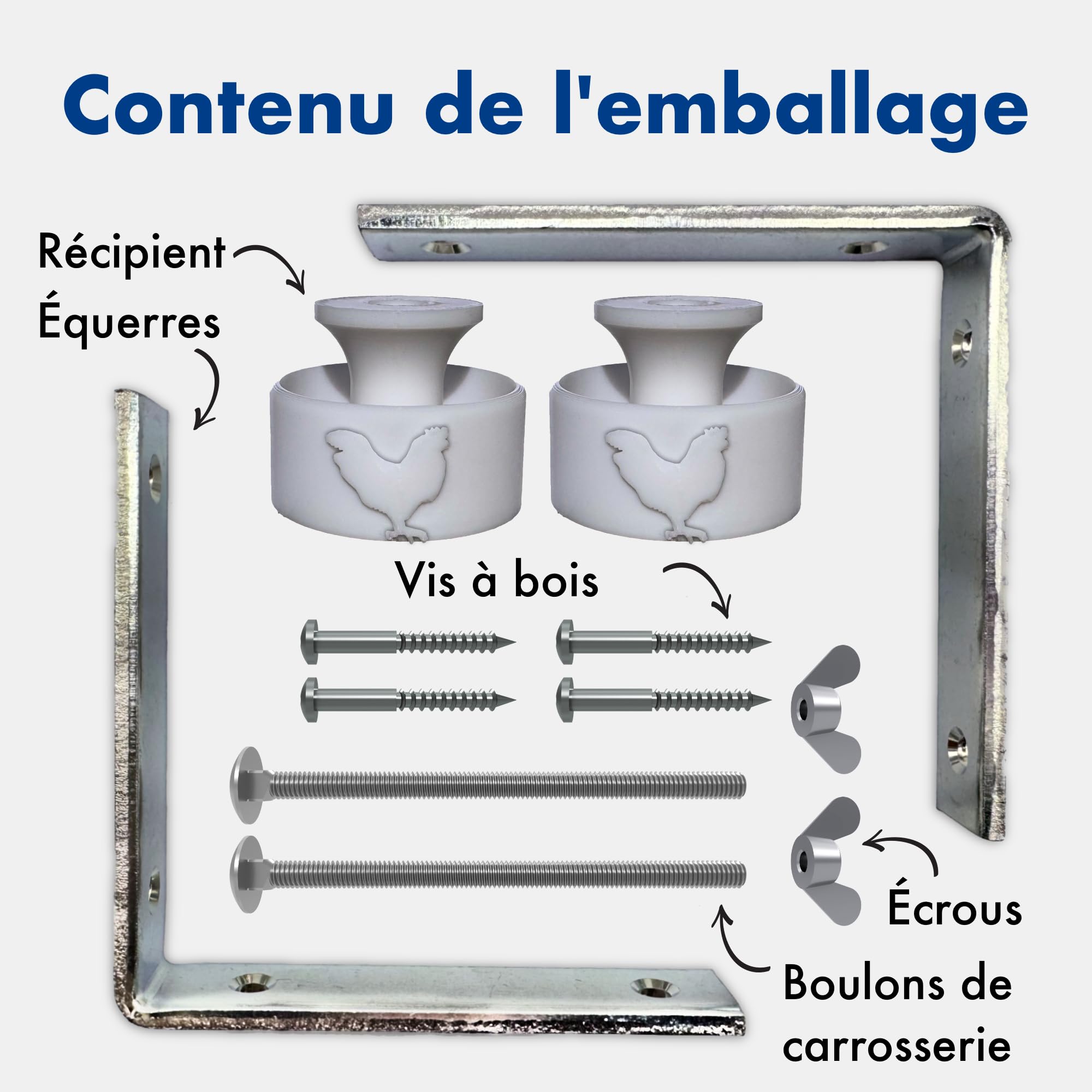 Kit Complet barrière Anti-acariens pour perchoir à Poules Contre Le pou Rouge, Protection Anti-acariens, piège à acariens, poulailler