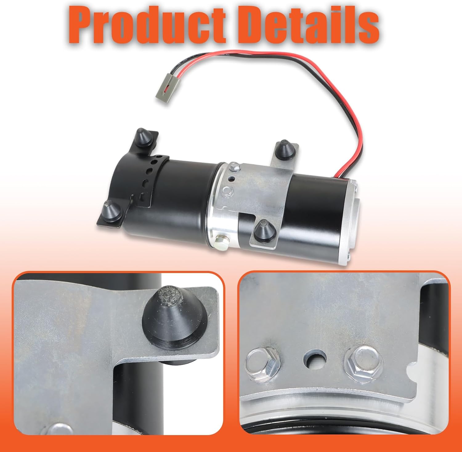 labwork Convertible Top Power Motor Hydraulic Pump with 2 Wires Replacement for Mustang 1994-2004