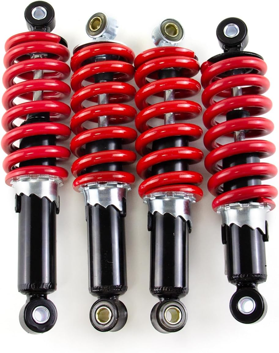 980LB Rear Shock Absorber, 240mm/250mm/260mm/270mm Shock Absorber Suspension Spring Sensa-Trac Load for SDG SSR Pitster Lifan 110cc 125cc 140cc 200cc 250cc Pit Dirt Bike ATV (240MM)