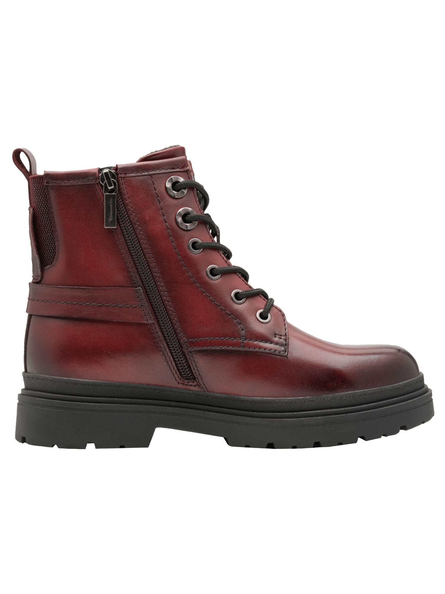 Tamaris Kobiety Tamaris Comfort Lace Boot FlatBut do środka łydki