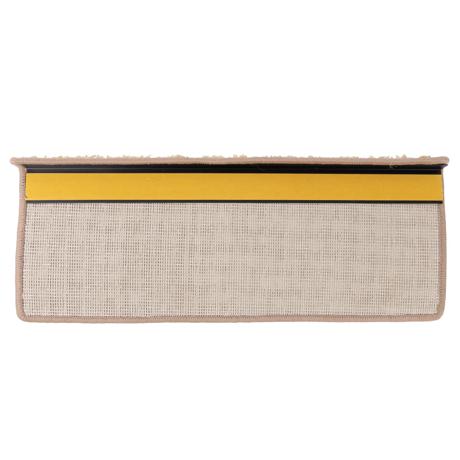 Floordirekt Shaggy-Barcelona Trapmatten, set van 1 stuk, trapmatten in 16 kleuren, duurzaam en onderhoudsvriendelijk, traptapijt voor binnen (grijs, rechthoekig, 65 x 23,5 cm