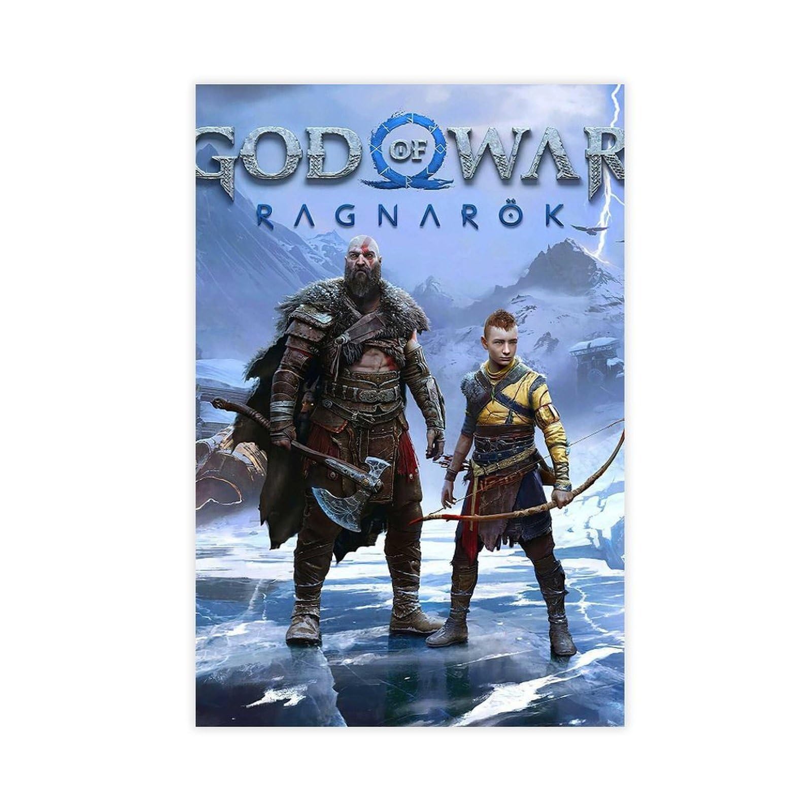 – VGDFH Game God of War Kratos (6) Canvas Poster Bedroom Decor Landscape Office Room Decor Gift 12x18inch(30x45cm)