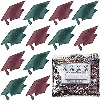 Vista 180 de Confeti Grad Cap Negro, Púrpura Combo - 2 bolsas de media onza (1 oz) (8400/8412)