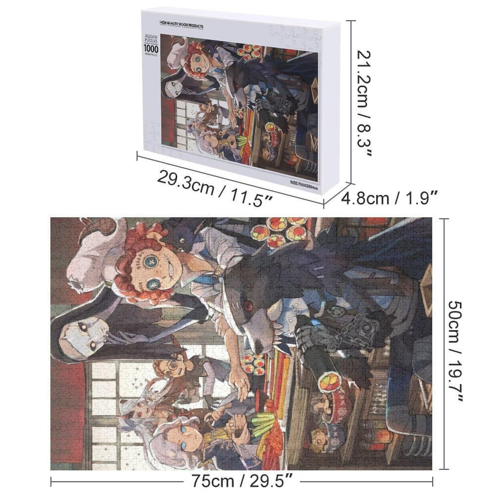 Amazon | 第五人格 Identity V ジグソーパズル 木製 パズル1000ピース