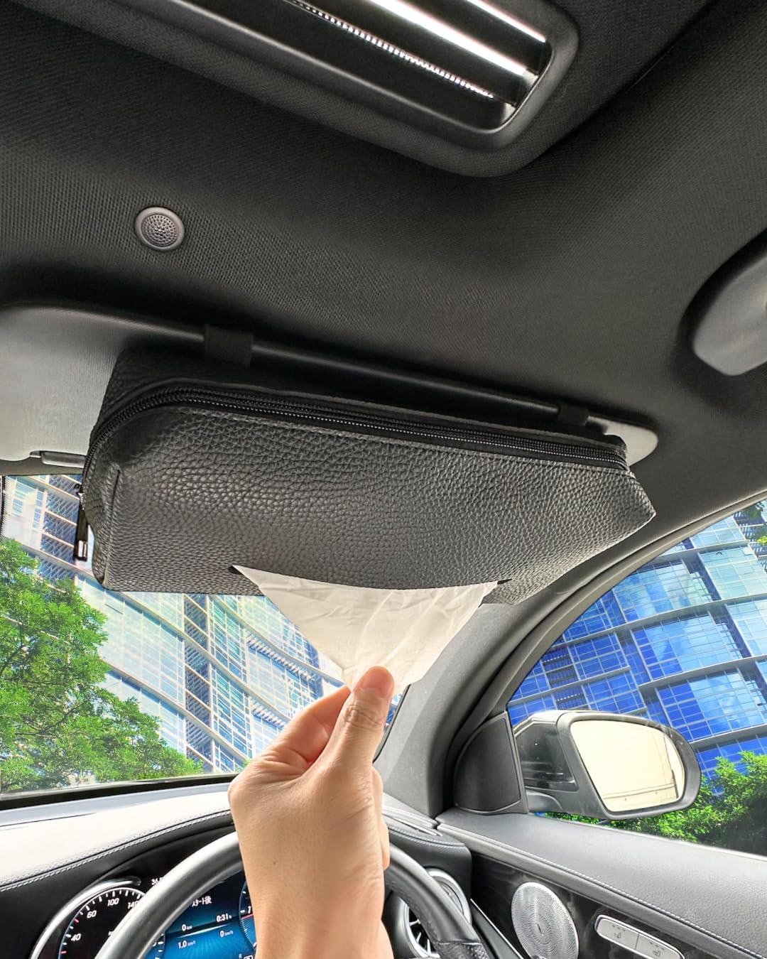 Amazon.co.jp: 【2way仕様】車 ティッシュホルダー ティッシュケース