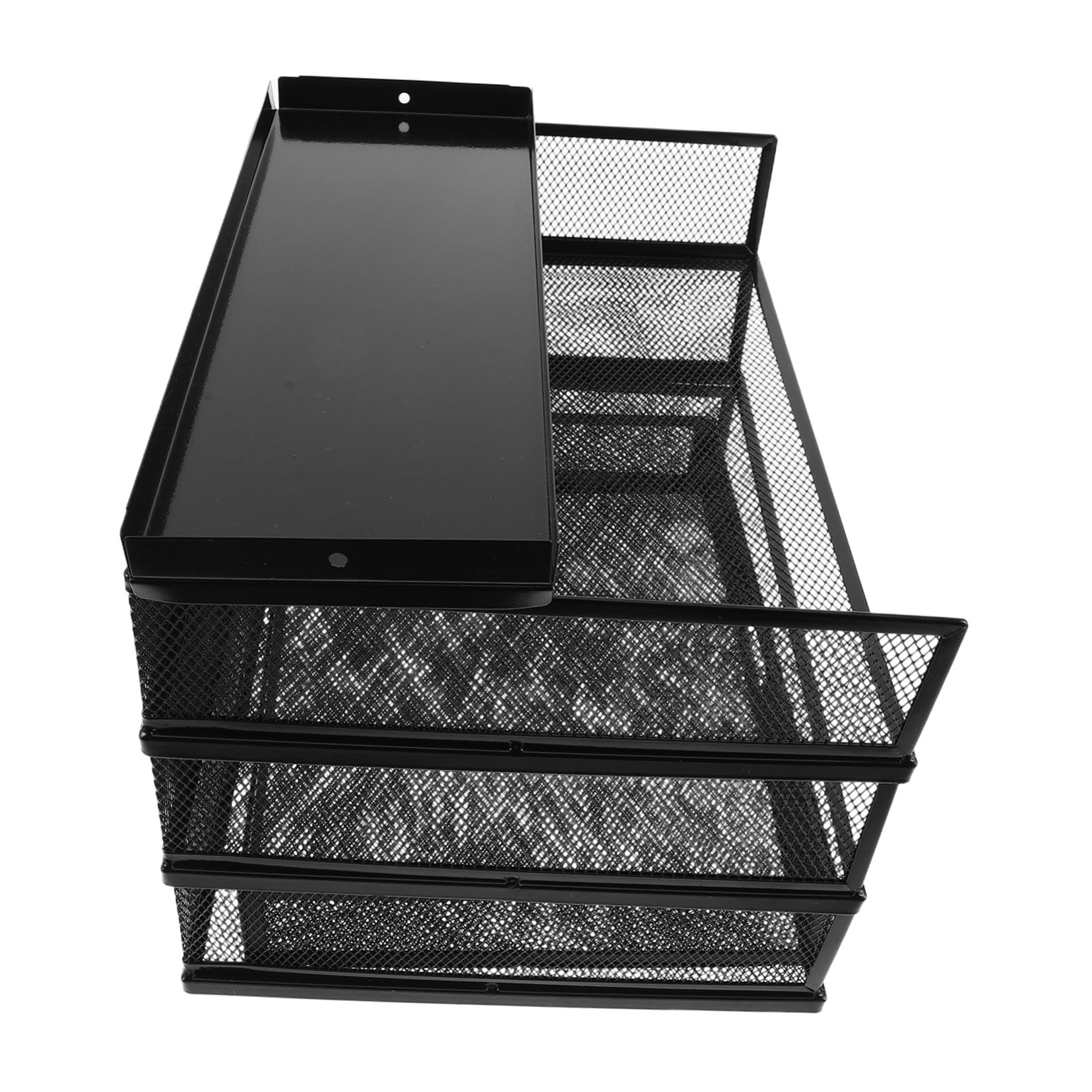 Stabile Metallmappe mit Schreibtischsortierer – Platzsparende Büro-Dokumentenablage für Zuhause & Arbeitszimmer, einfache Montage & schneller Dateizugriff, ideales Schreibtischzubehör