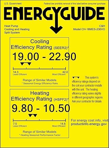 Miniatura 8 de Cooper  Hunter Sistema de calefacción de aire acondicionado dividido de doble zona de 9000  12000 BTU precargado bomba de calor 213 SEER incluye