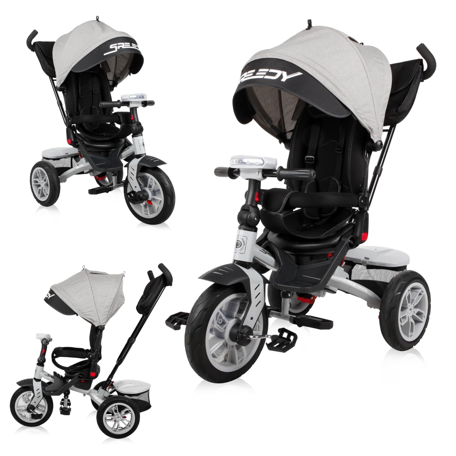 Lorelli Speedy Tricycle (Grey/Black)