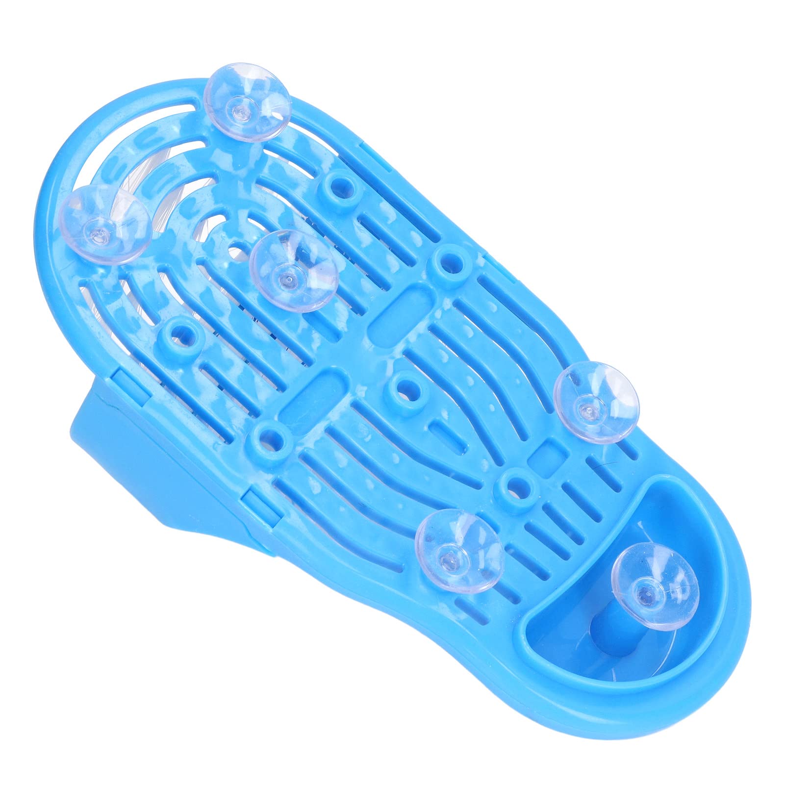 Depurador de Pies para Uso en la Ducha, Zapatos de Ducha, Depurador de Pies con Ventosas para Exfoliar Pies, Limpiador de Pies para Piel Muerta, Alfombrilla para Fregar Pies para