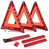 ATP Triangle Warning Frame Triangle Emergency Warning Reflector Safety Kit 3 Pack