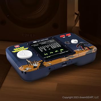 MY ARCADE DGUNL-7150 Space Invaders Pocket Player Pro Portable Game System with Carrying Case