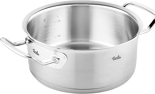 Miniatura 7 de Fissler Original-Profi Collection - Olla de acero inoxidable con tapa, 2.3 cuartos de galón