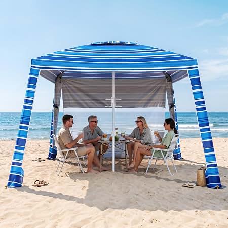 Amazon.com: Elegear CumbreX™ Beach Tent Sun Shelter with Canopy, 4