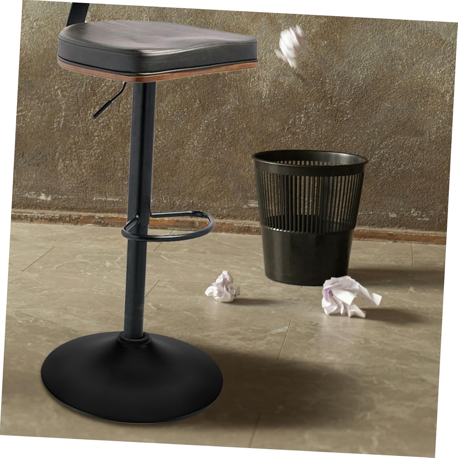 Gadpiparty Modern Bar Stool Base Seat Swivel Plate Rotation Sturdy Metal Mechanism for Counter Height Stools