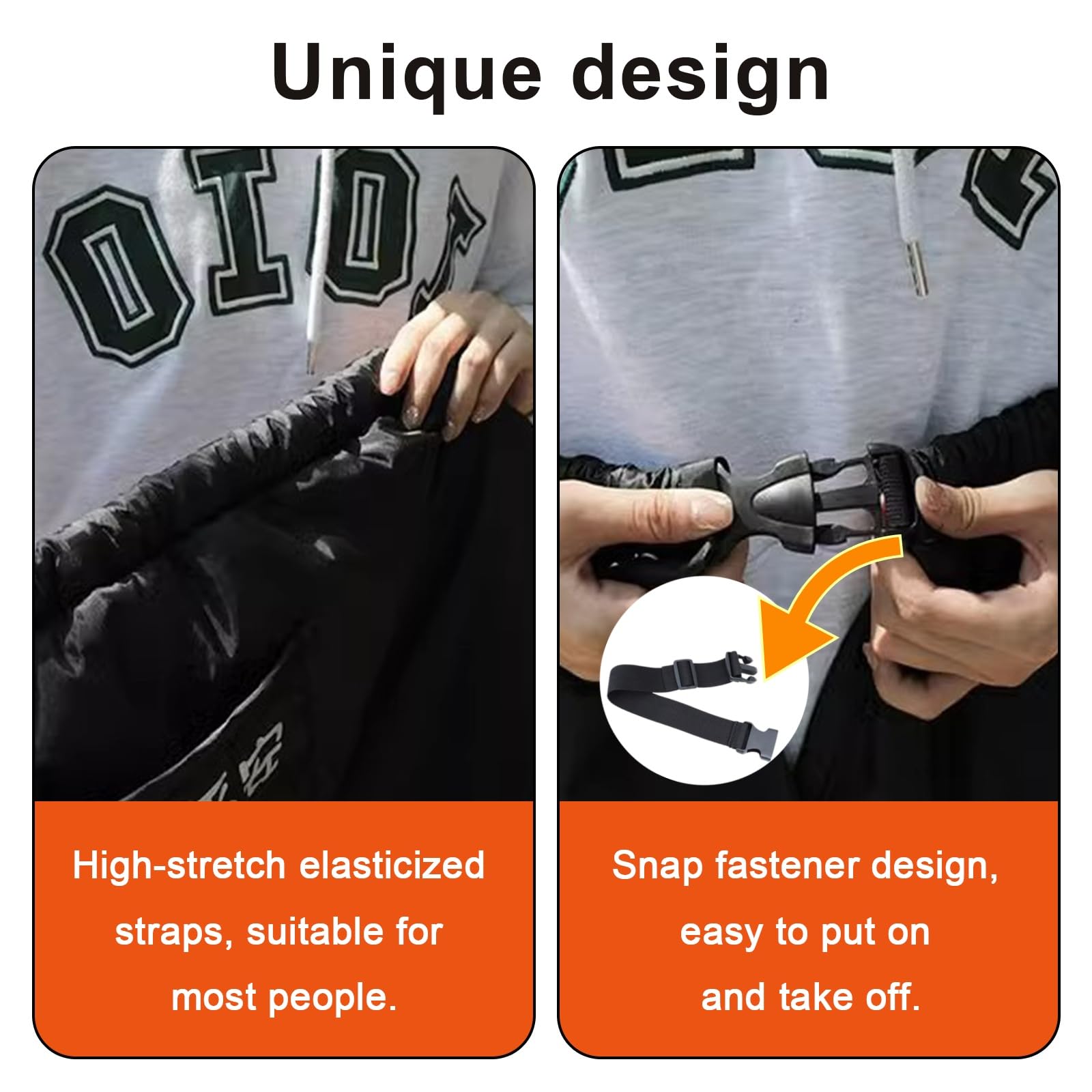 Tablier Scooter Universel, Protection Couvre Jambe pour Moto, Scooter Couverture Chaude Hiver Coupe-Vent Imperméable Jambes Scooter, Housse Protection Contre Le Froid et la Pluie (L)