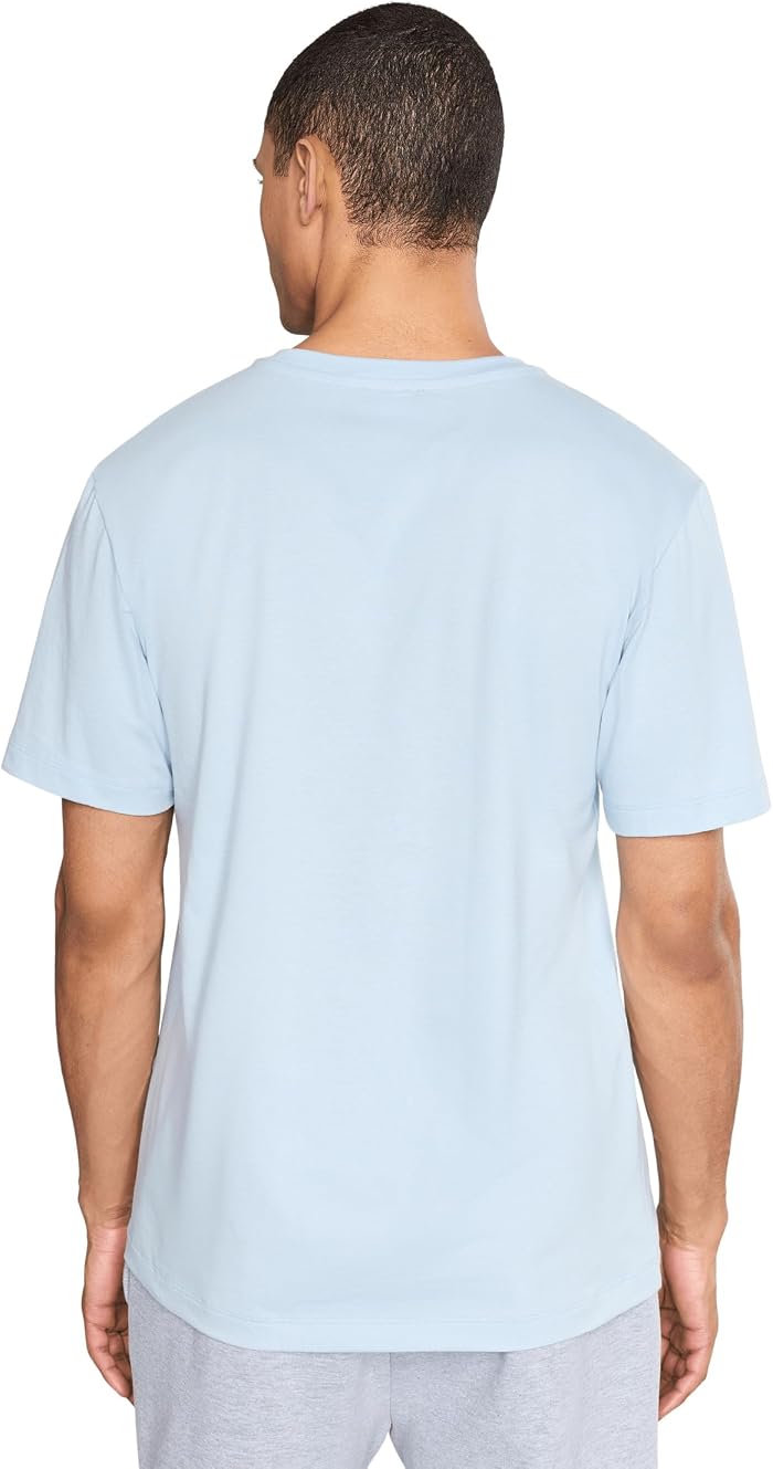 Мужские рубашки Hanro Living V-neck Short Sleeve Shirt — фото 4