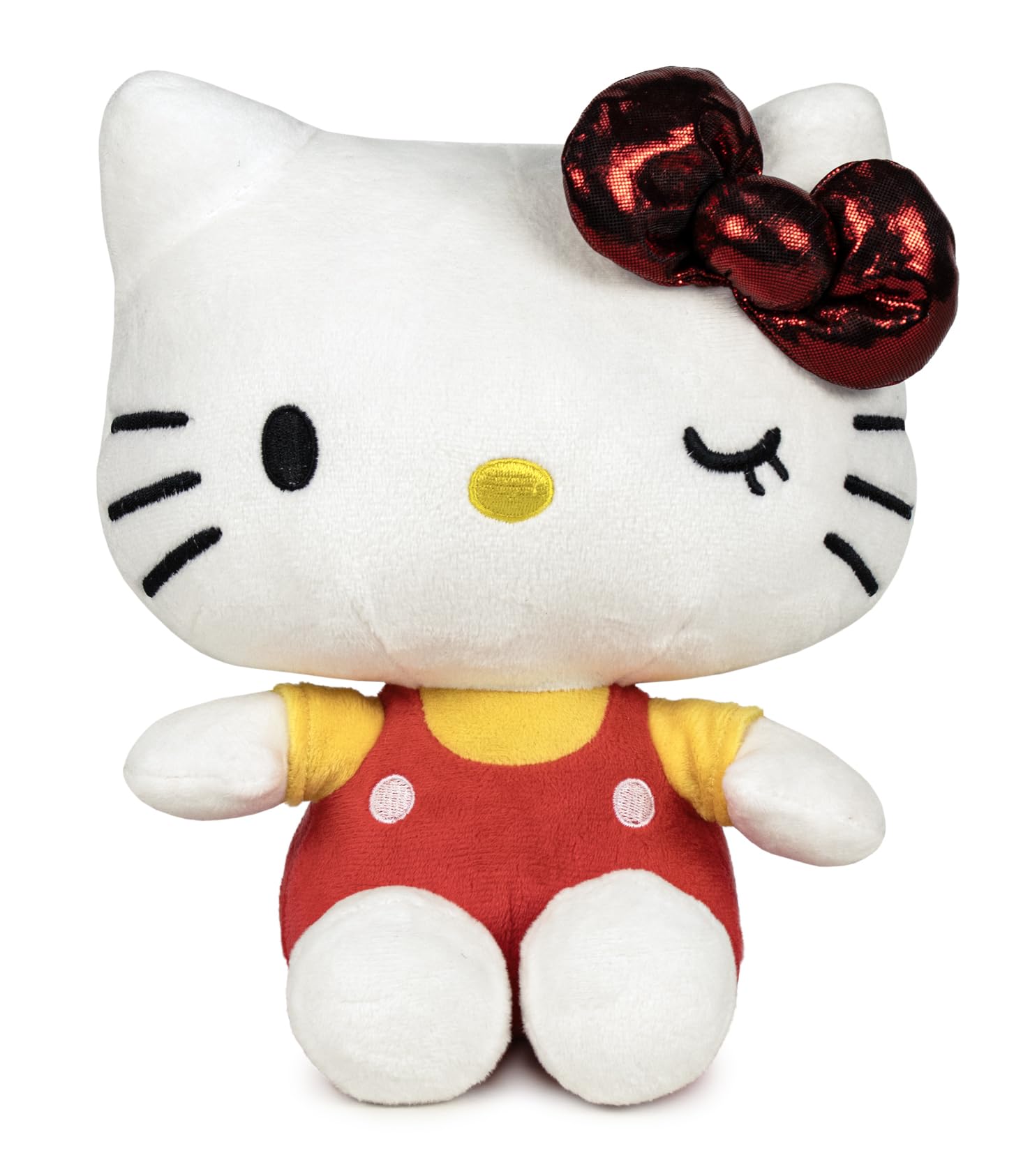 Hello Kitty My Bestie Forever Plush, 22cm Red Soft Toy, Cute Character in Red Outfit, Official Licensed Merchandise