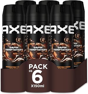 6 desodorantes 150ml Axe Dark Temptation