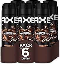 Axe Dark Temptation Deodorant - 150ml - Pack of 6, Packaging May Vary