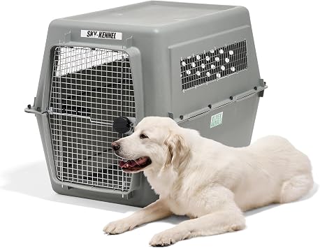 Petmate Sky Kennel for Air Travel, 48in Dog Crate for Pets 90 to 125lbs