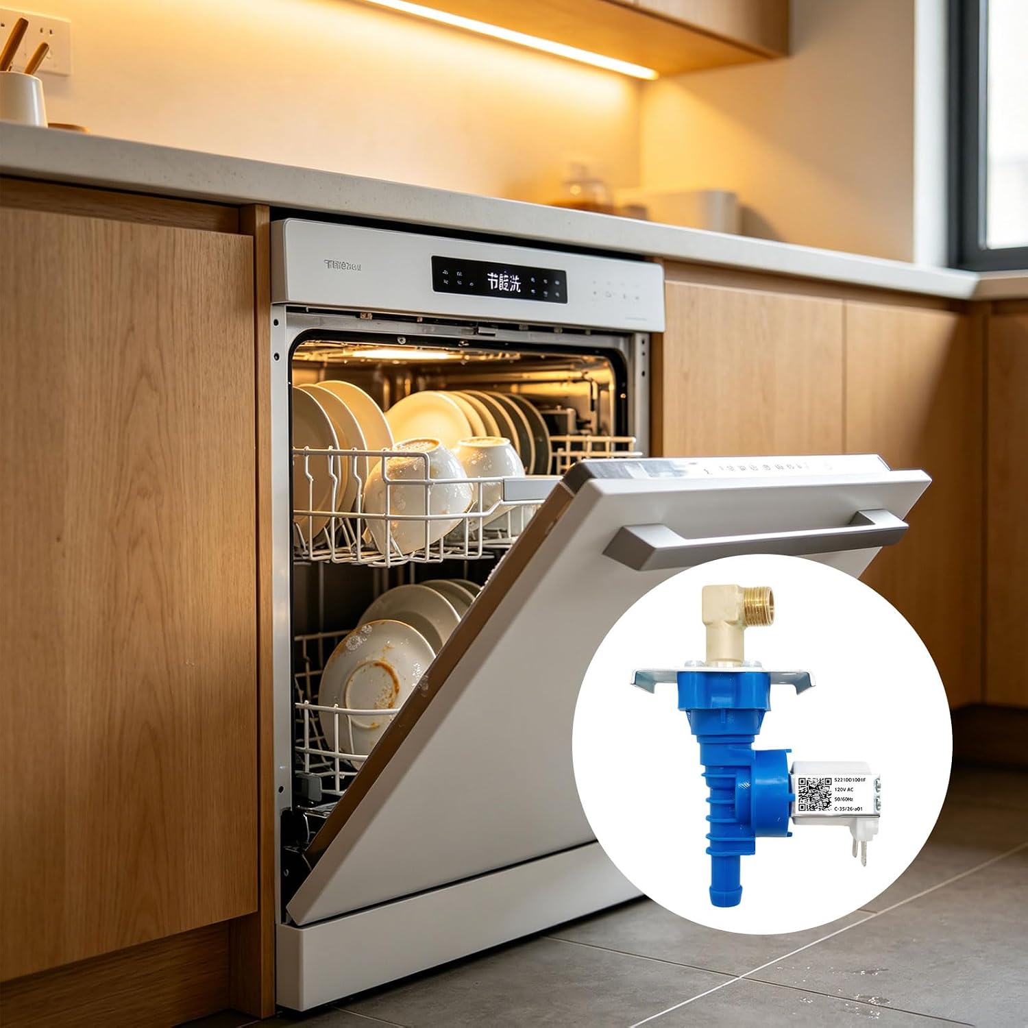 5221DD1001E Dishwasher Water Inlet Valves, Easy Installation