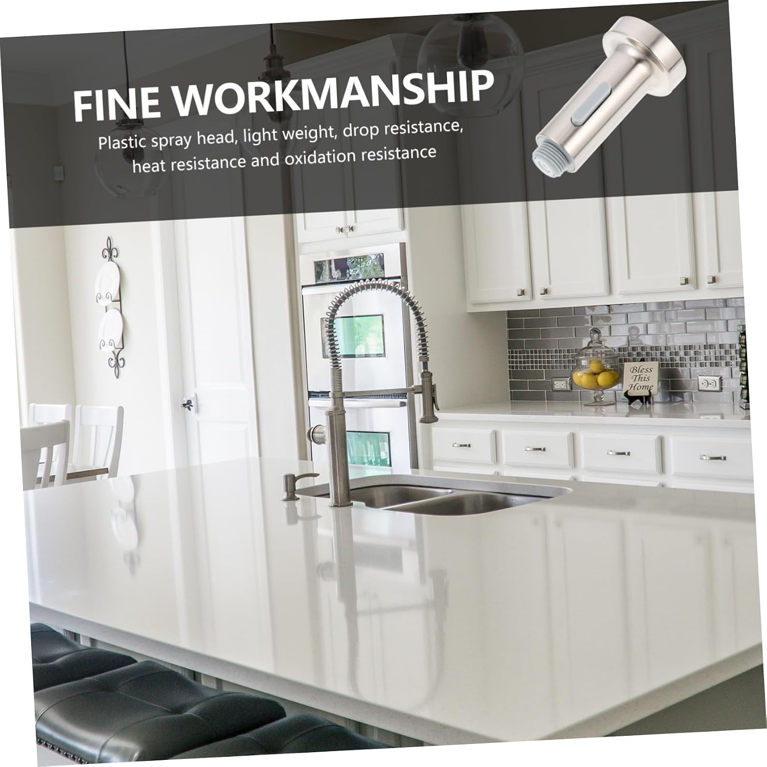 Modern Faucet Sprayer Kitchen Faucet Spray Head Easy Cleaning Replace Old Shower Head Water Saving