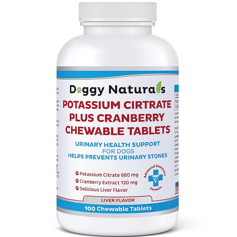 Suplemento para Cães com Citrato de Potássio, Cranberry e Magnésio Pet Health Pharma – 100 Comprimidos