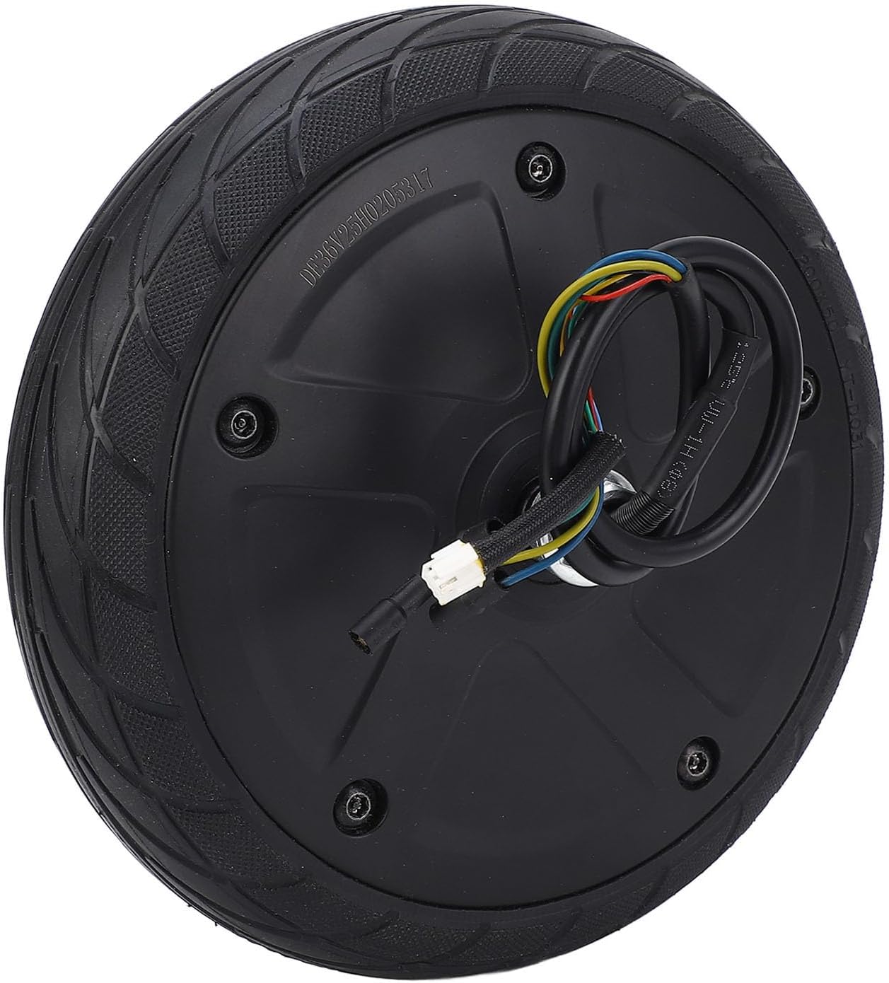 Electric Scooter Wheel Motor, 36V 350W Metal Rubber Front Wheel Drive Motor Brushless Hub Kit for ES1 ES2 ES3 ES4 Series Electric Scooters