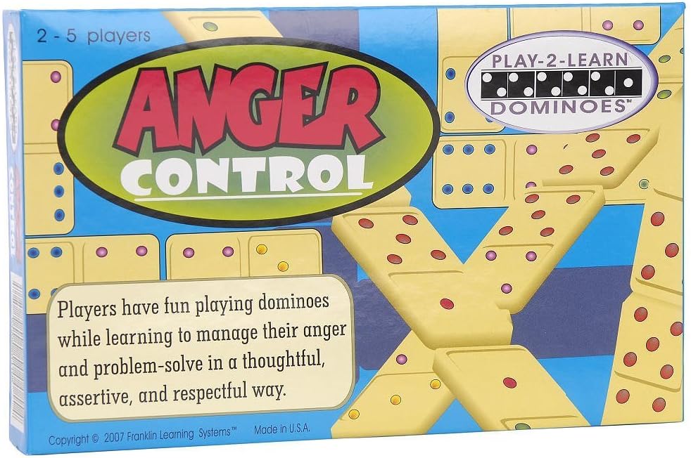 Anger Control Play-2-Learn Educational Dominoes Game