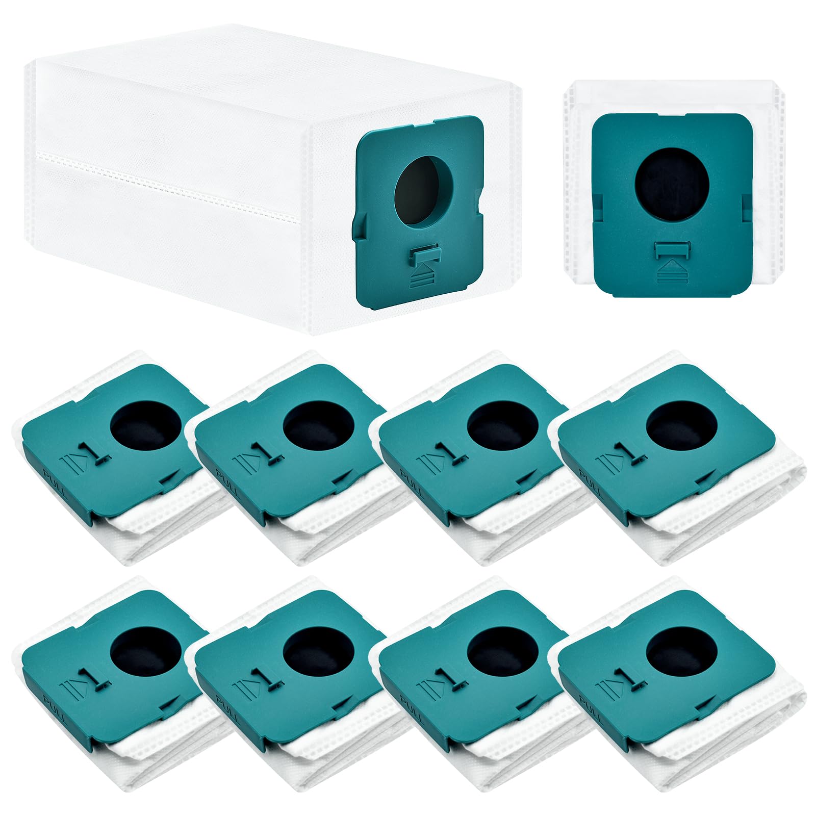 DLAIMI10 Packs VCA-ADB952 Vacuum Cleaner Bags for Samsung Bespoke Jet Pro Extra/Complete Extra Handheld Vacuum Cleaner, Large Capacity Dust Bag for VS20A95973B / VS20A95823W / VS20A95943N