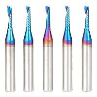 Vista 31 de Amana Tool Spektra 51412-K, 51412-K, 3/16 D x 5/8 CH x 3/16 SHK x 2 pulgadas de largo, acabado de espejo