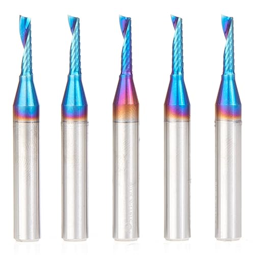 Miniatura 100 de Amana Tool Spektra 51446-K, 51446-K, 1/8 D x 3/4 CH x 1/4 SHK x 2-1/2 pulgadas de largo, acabado de espejo