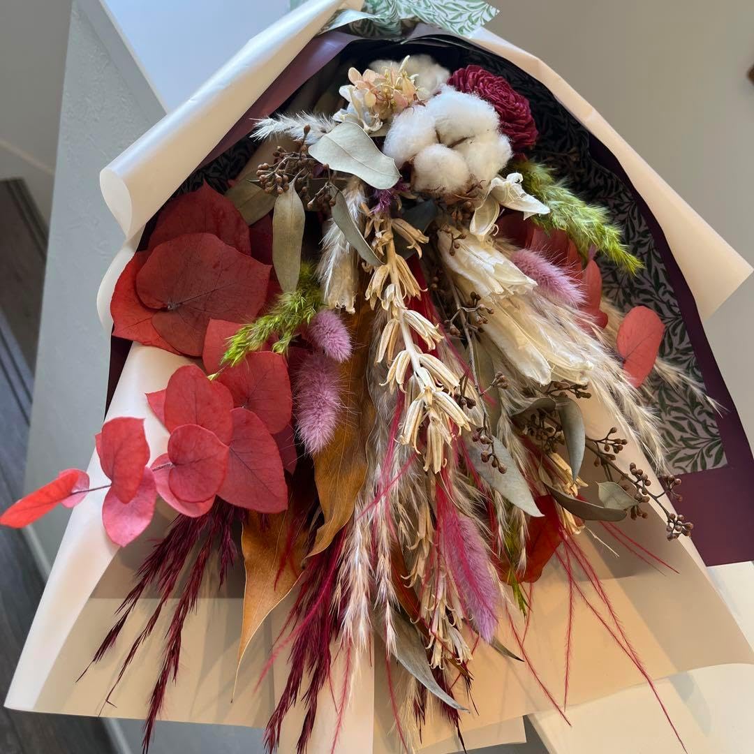 人工ガーランド植物の花、フェイクススキの装飾 人工ススキの装飾