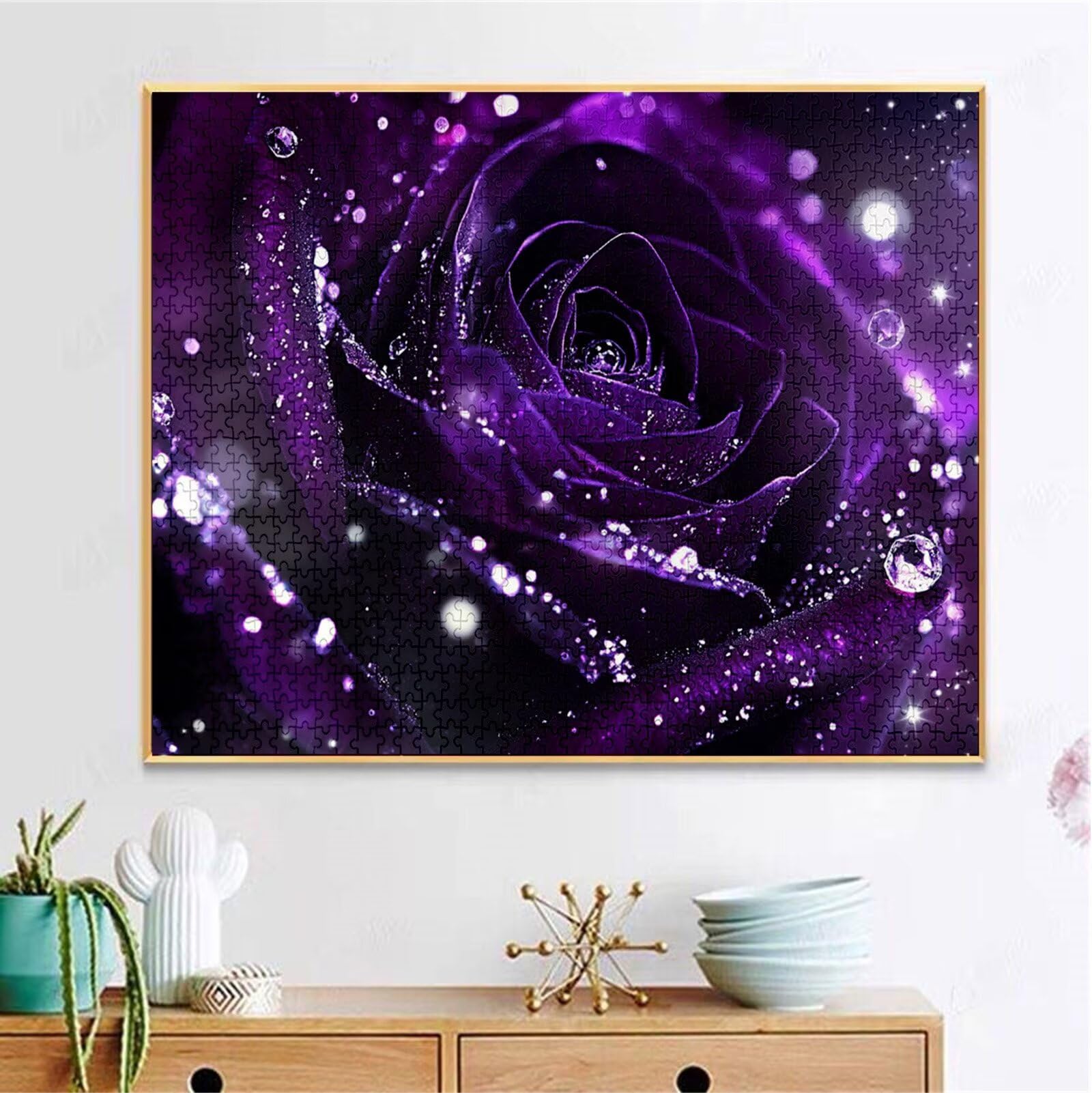 Puzzle 2000 Pezzi, 3 4 5 Anni Puzzle Rosa 6 7 8 Anni Giochi Educativi Sostenibili Con Motivi Per Adulti Da Gioco in Legno Di Alta Qualità Jigsaw Fiore per Gioco Familiare, 2026 Regalo Natale H-7709
