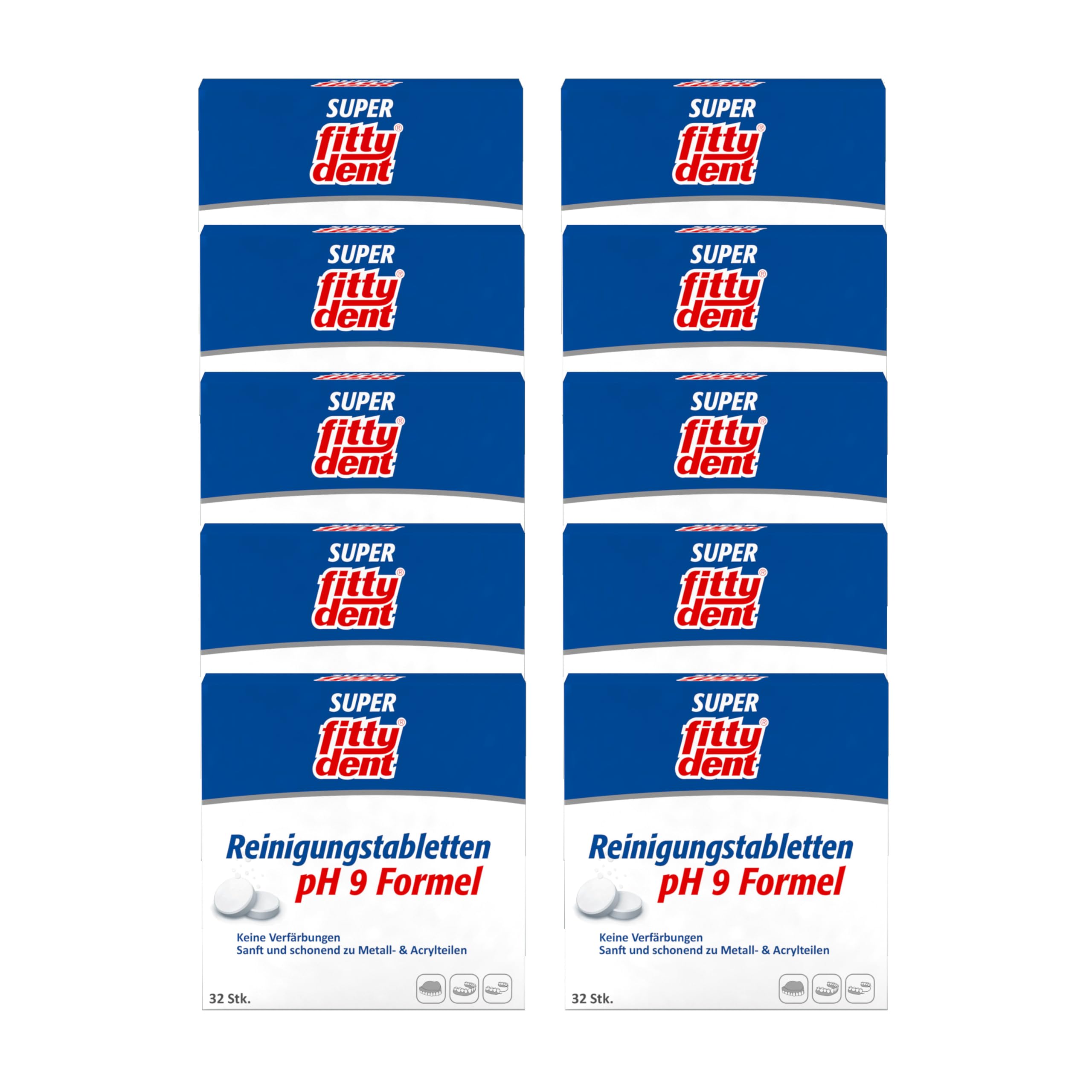 10 x tabletki do czyszczenia protezy FITTYDENT