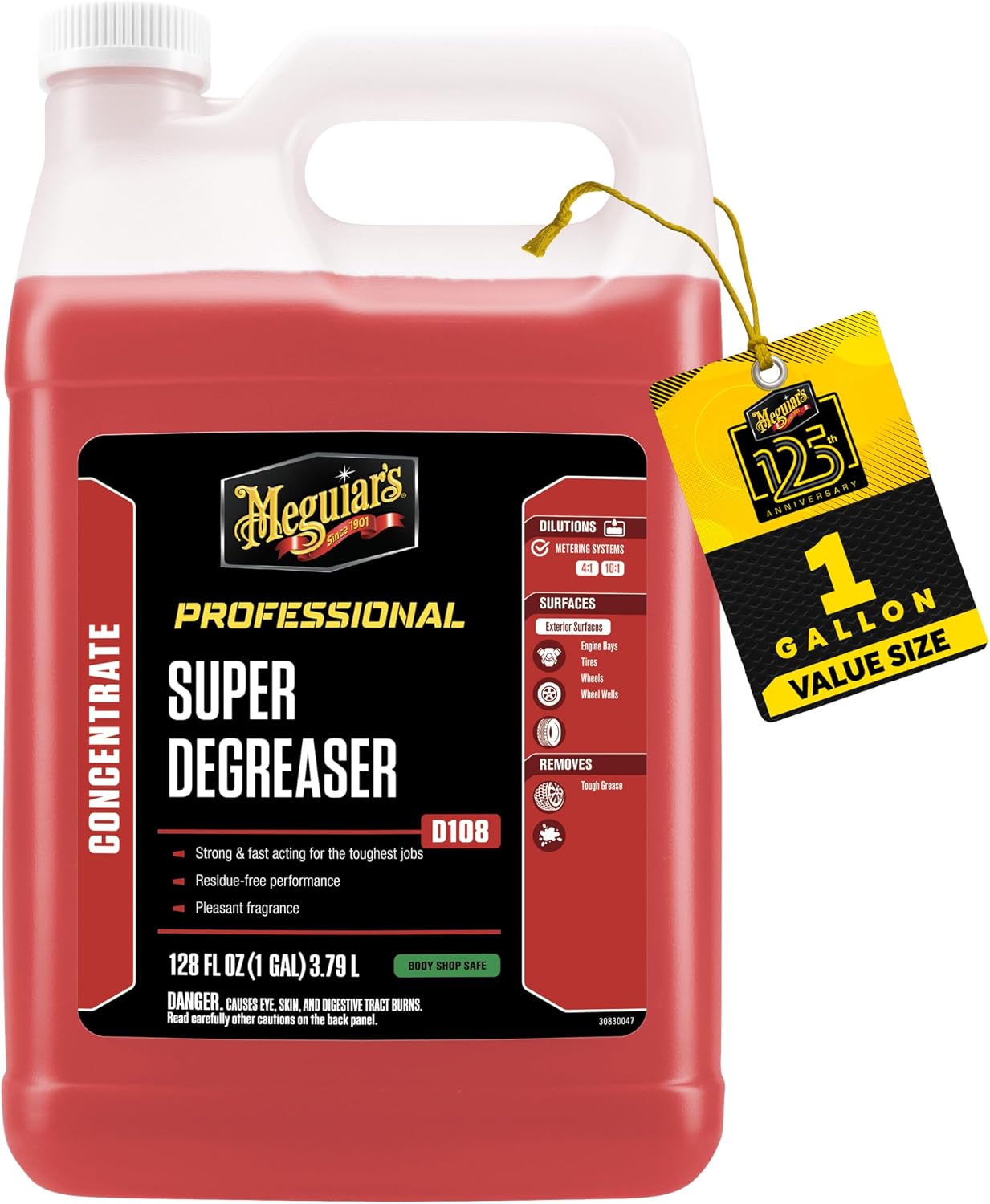Meguiar's Professional D108 Detailer Super Degreaser, 1gal