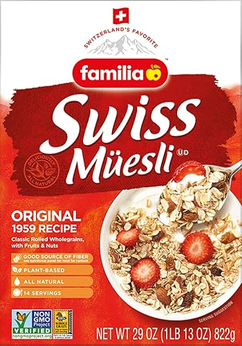 Miniatura 8 de Familia Cereal Swiss Muesli receta original 29 onzas paquete de 6