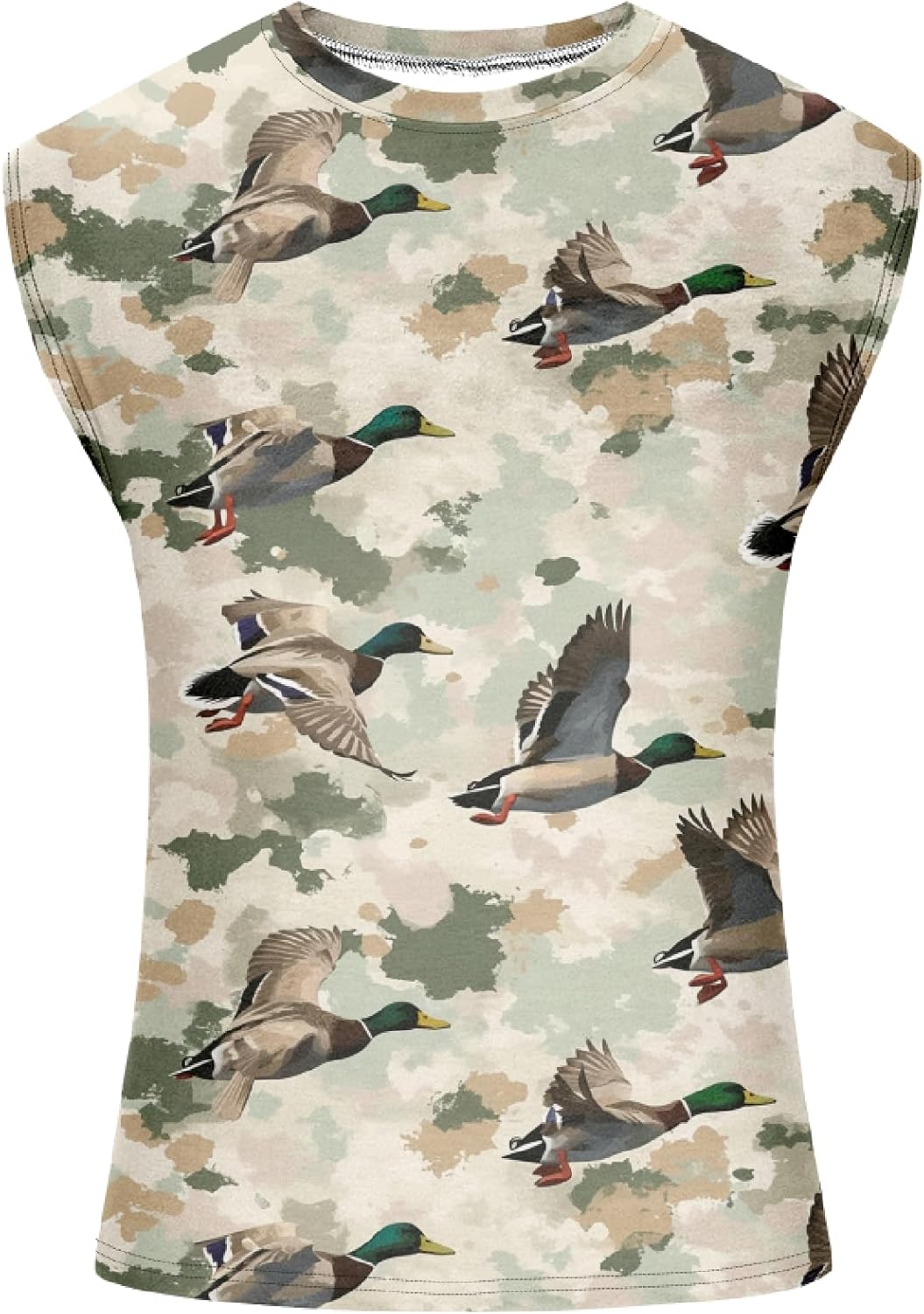 Mens Graphic Tank Top Camo Print 3D Pattern Sleeveless Shirts Casual Vintage Retro Tshirts Muscle Workout Tee Tops - Image 3