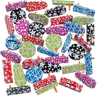 Fun Express Metal Sporting Event and Party Noisemaker Assortment - Bulk Set of 50 Pieces