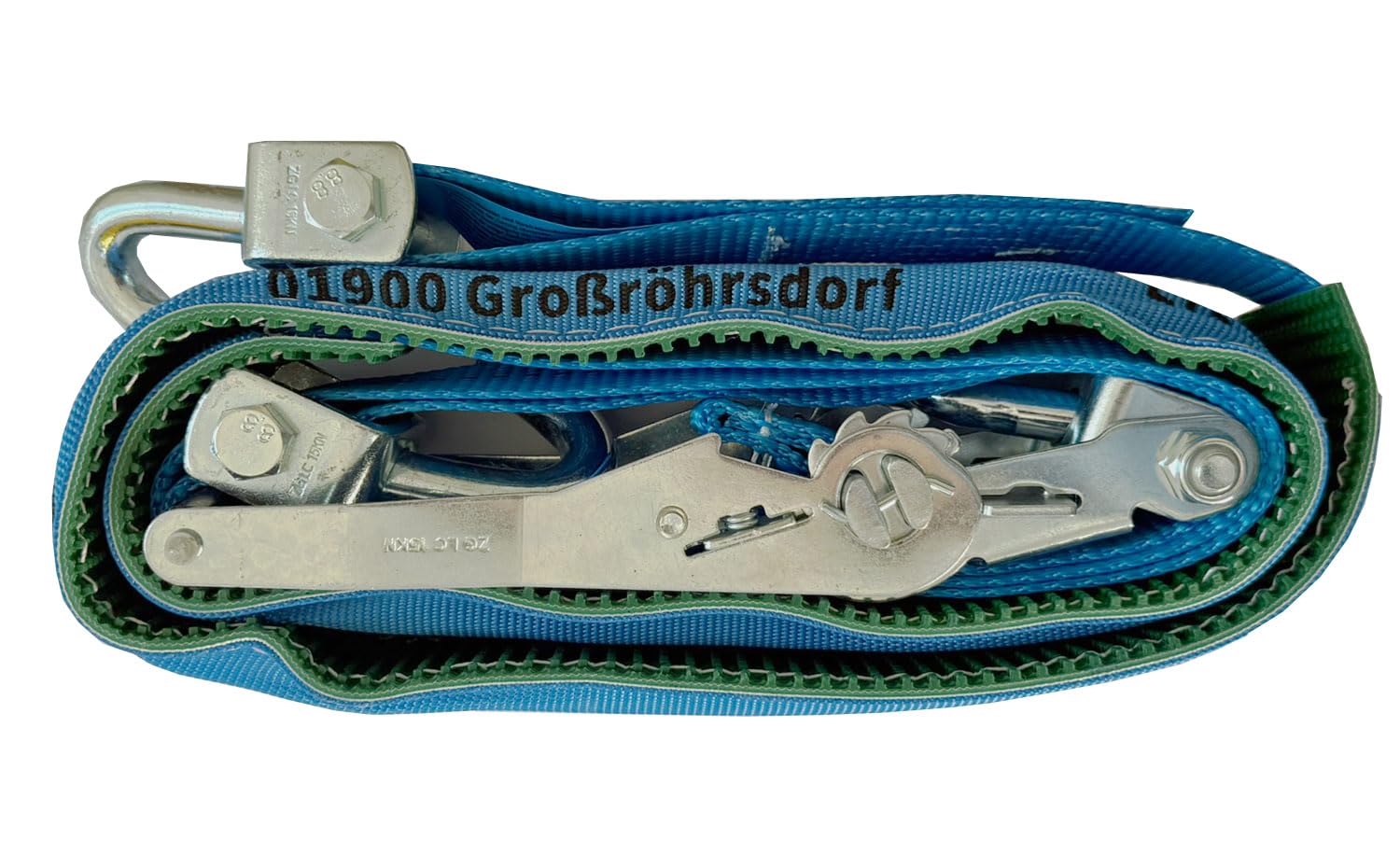 SHZ Spanngurt Autotransport 35mm VDI2700 konform Radsicherungsgurt 3t Zurrgurt LC 1.500/3.000 daN Auto Transport Spanngurt Reifengurt (4 x 72)