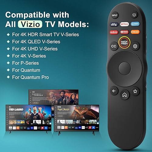Miniatura 2 de Mando a distancia universal para Vizio Smart TV XRT270 XRT260 XRT140 XRT136 FHD 4K QLED UHD Smartcast Quantum Pro DEPXPMV Series TV Remotos de
