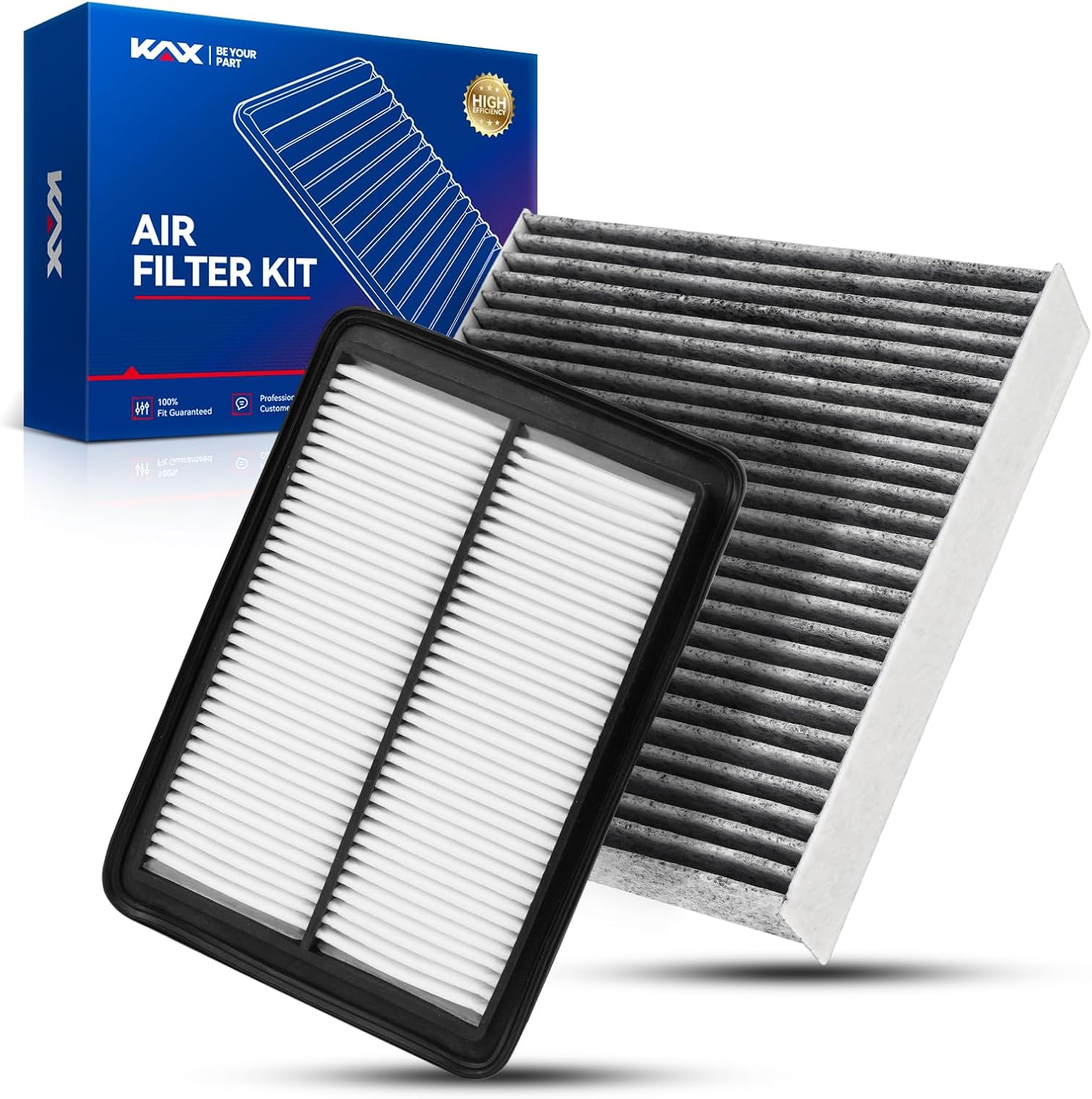 KAX Engine & Cabin Air Filter Kit for Nissan Rogue 2021-2024, Replace# CA11858 CF12552