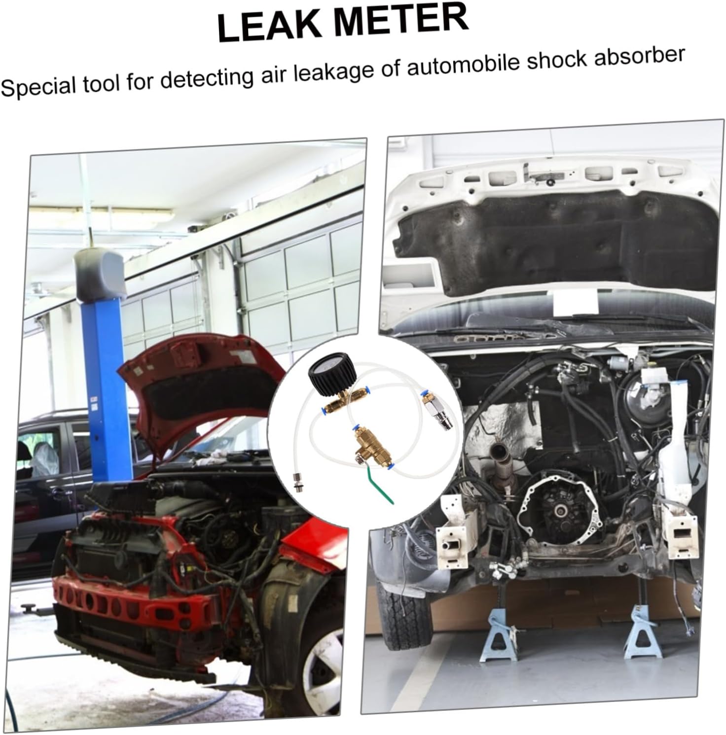 Air Absorber Leak Tester for Automotive Pneumatic Air Leak Detection Tool for Car Maintenance and Repair Accurate Gauge